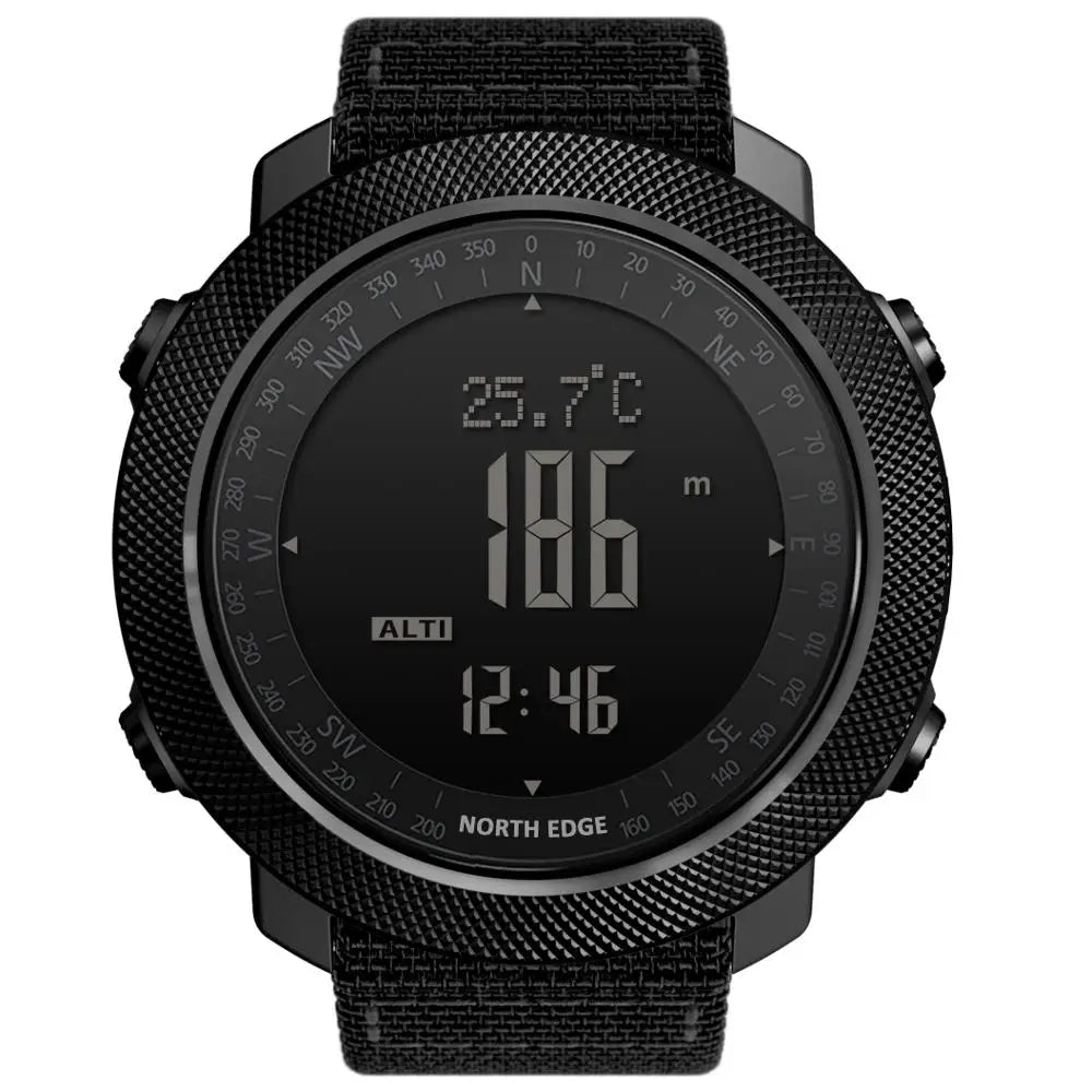 Reloj Militar Digital NORTH EDGE para Hombre – Altímetro, Barómetro y Brújula